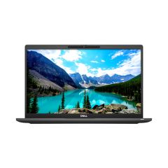 Dell Latitude 7420 front view showing 14-inch Full HD display and UK QWERTY backlit keyboard
