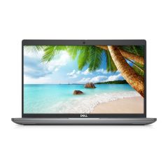 Dell Latitude 5440 laptop front-facing, showcasing 14-inch display and slim silver chassis with webcam and narrow bezels.